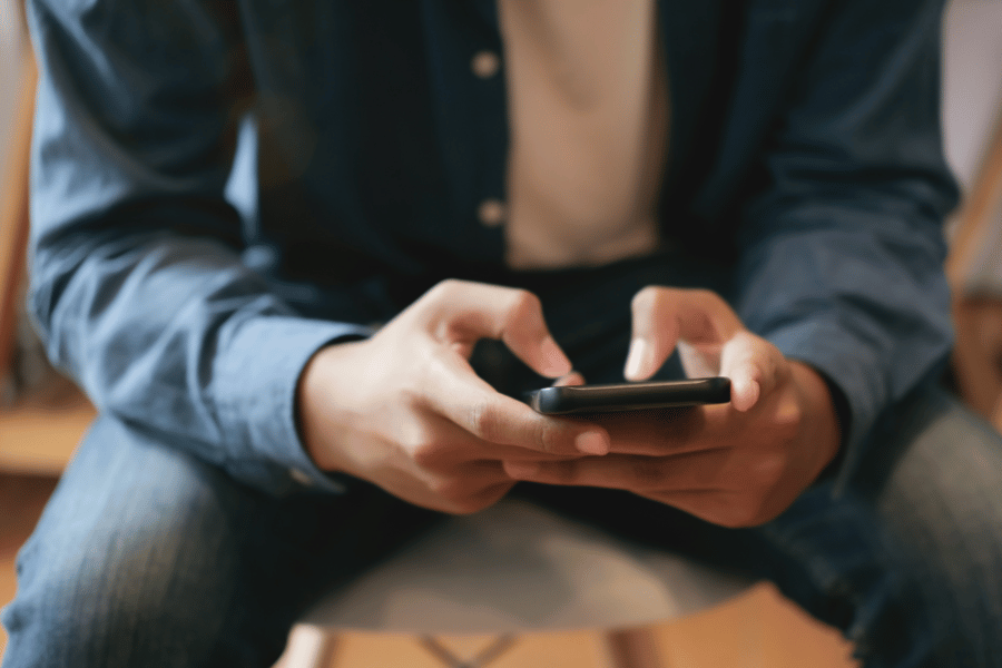 real estate agent posting short-form content on social media